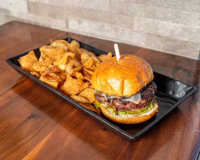 *Grass Fed Bison Burger (GM).